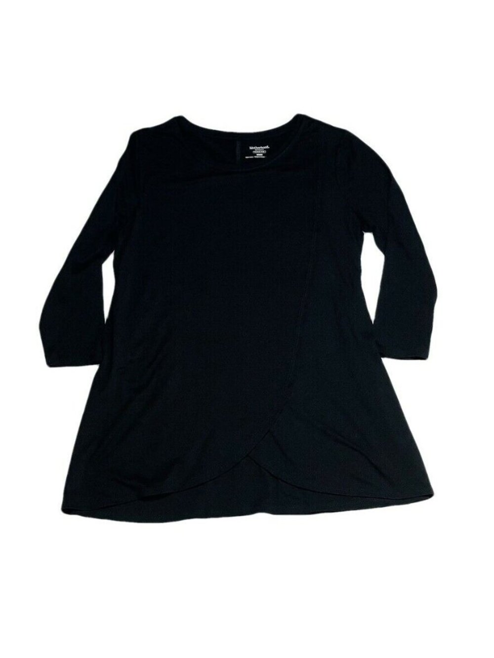 Motherhood Maternity Blend 3/4 Sleeve Tunic Top By Vanite Couture - Picture 3 of 9